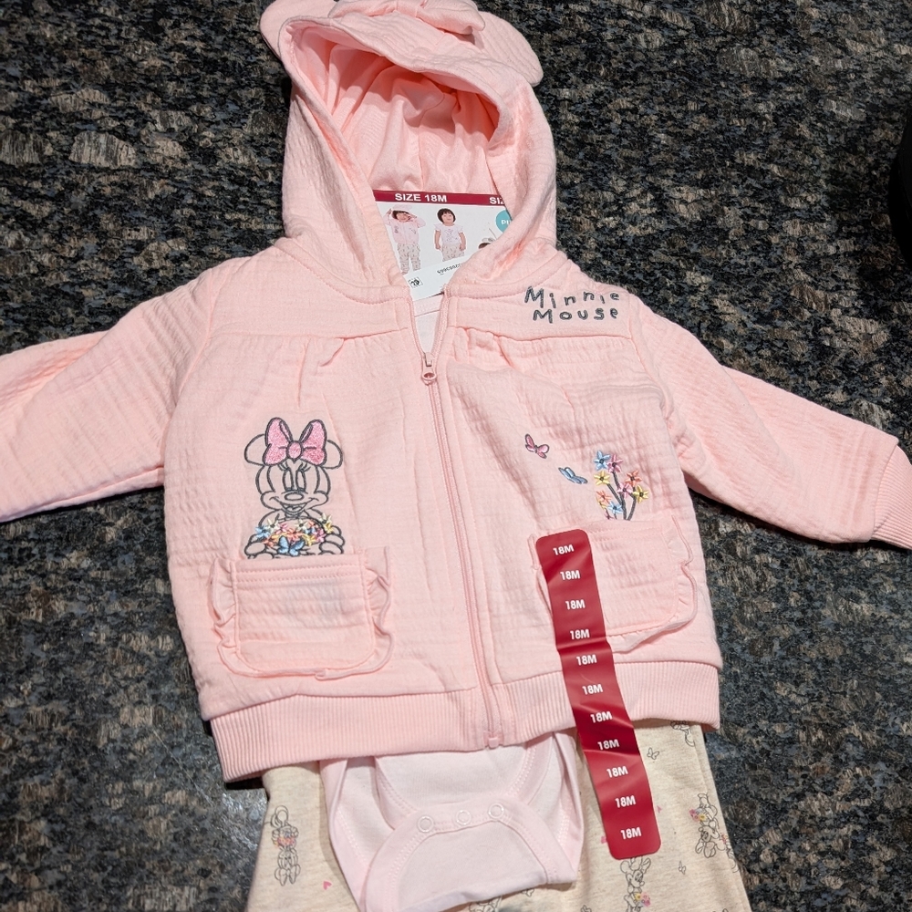 Disney Minnie Mouse Baby Outfit Set
